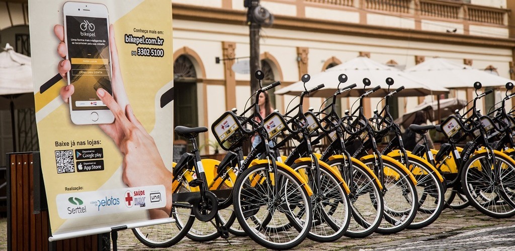 BikePel disponibiliza 100 bicicletas para aluguel a partir de segunda