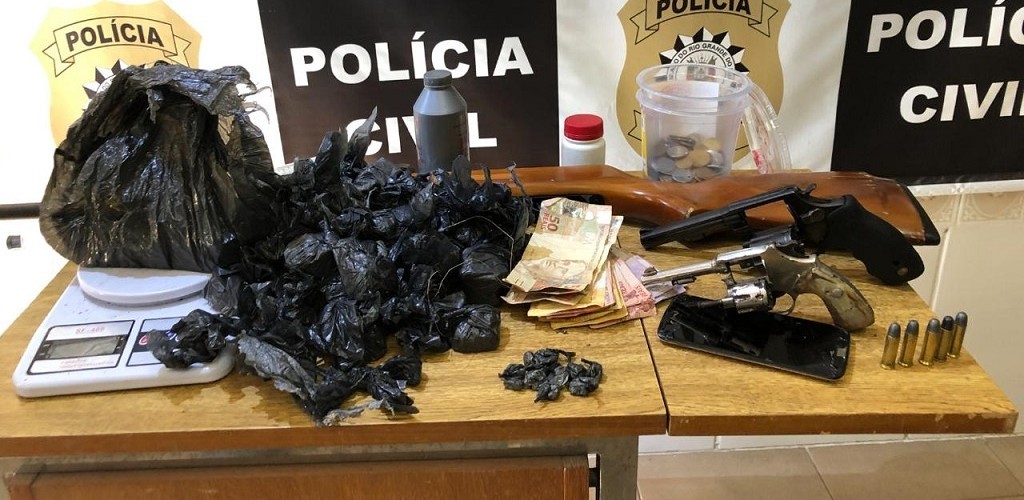 PC de SJN prende homem por tráfico e porte ilegal de arma