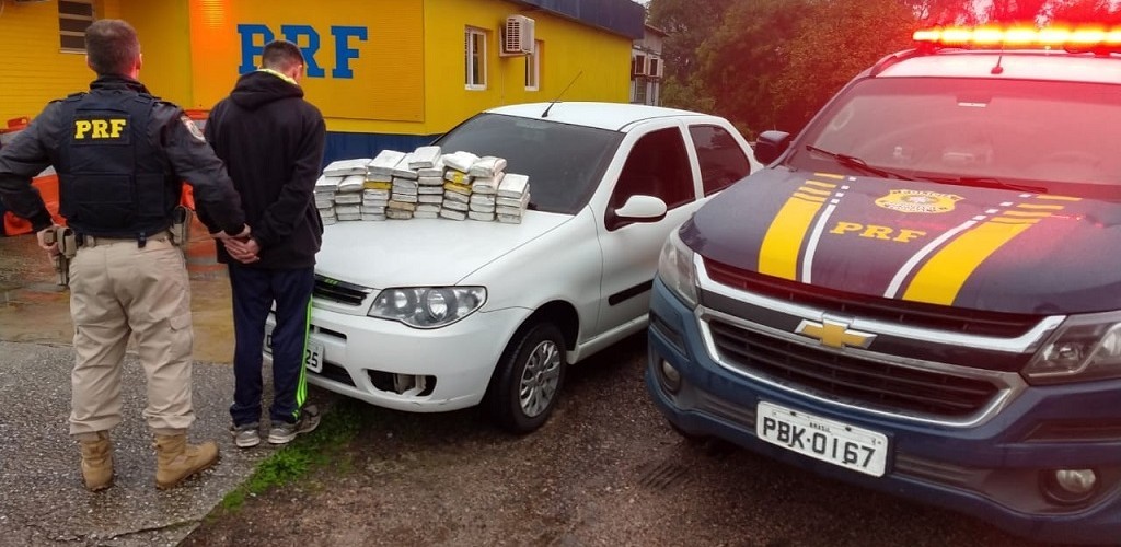 Homem é preso com 47 kg de cocaína, em Pelotas