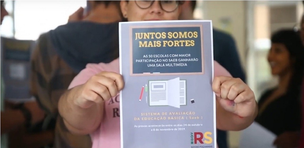 Saeb mobiliza 300 mil estudantes da rede pública até 8 de novembro