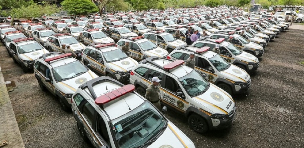 Brigada Militar recebe 134 viaturas para mais de 100 municípios