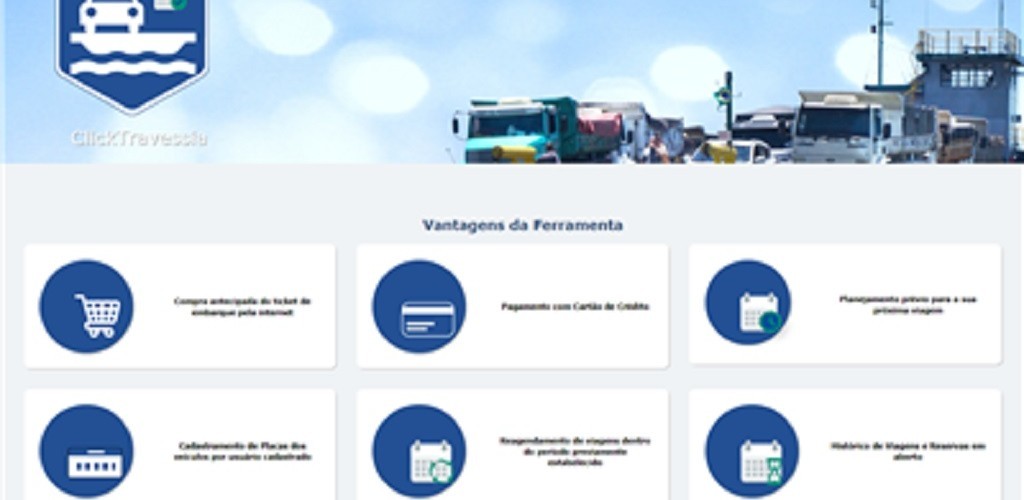 Click Travessia já está em prática e facilita uso da balsa
