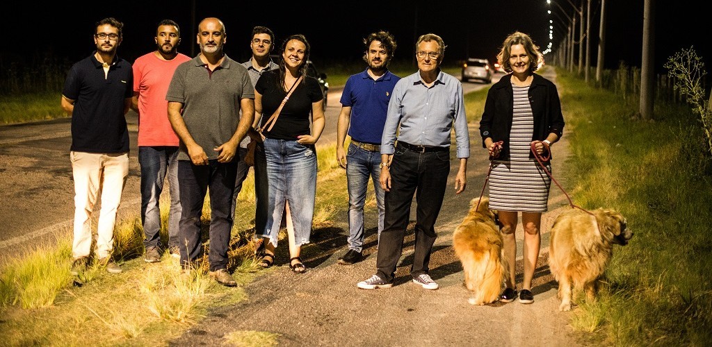 Prefeita de Pelotas entrega rede de iluminação por LED da Adolfo Fetter