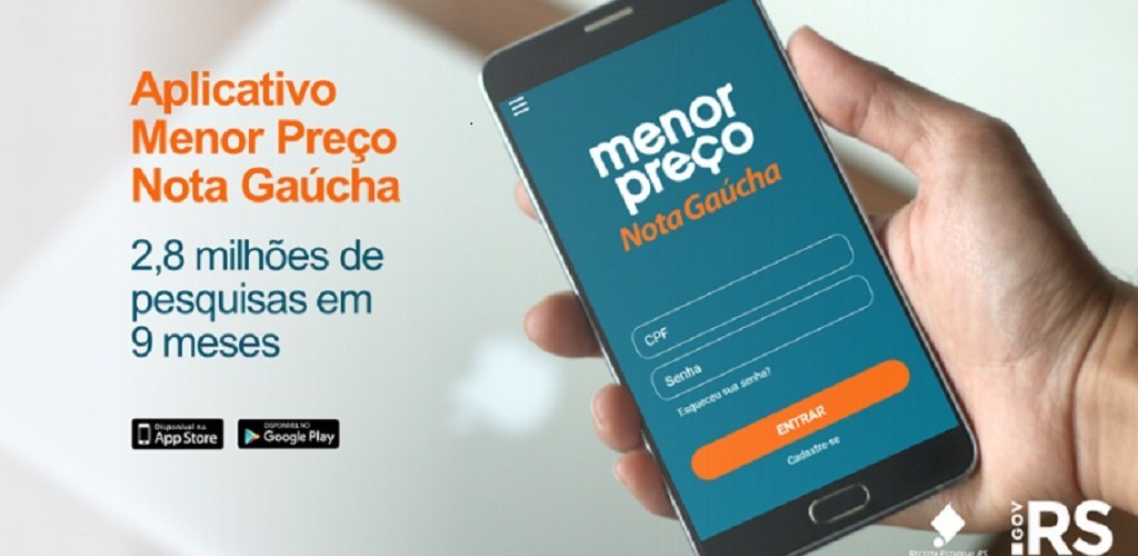 Aplicativo Menor Preço Nota Gaúcha tem 2,8 milhões de consultas