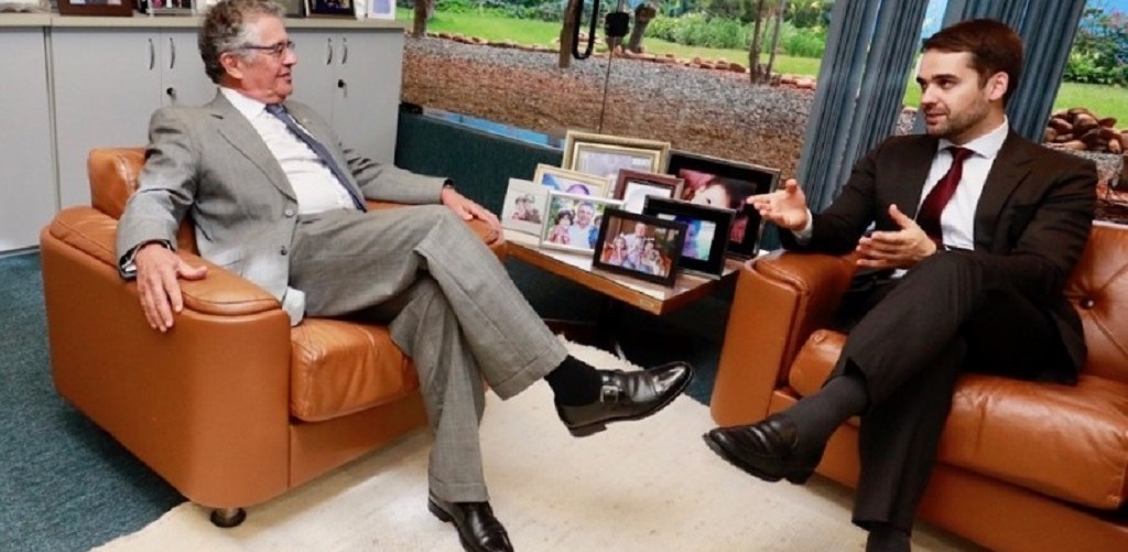 Leite detalha a ministro do STF as ações do RS para a adesão ao RRF