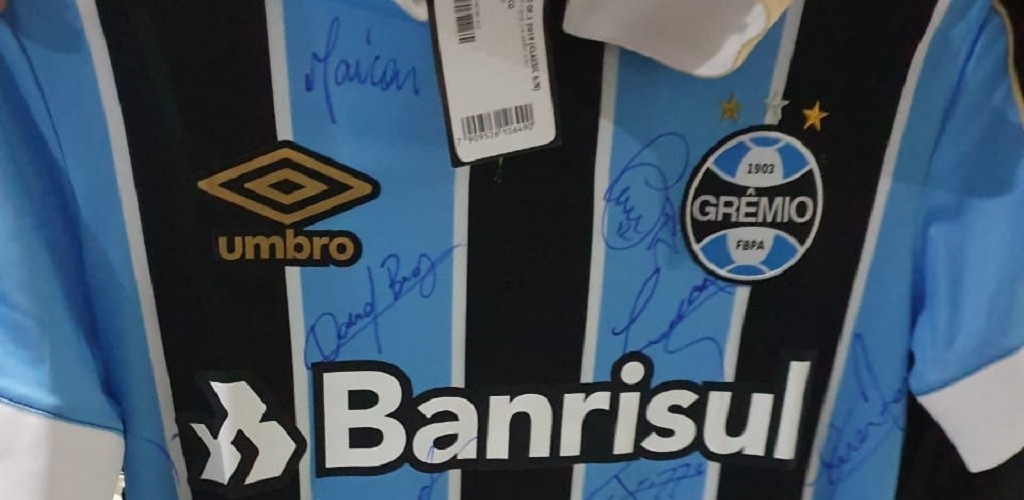 Campanha do soldado Dewes ganha o apoio do Grêmio com doação de camisa autografada