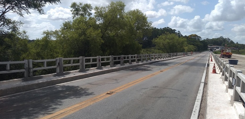 Obra de ponte na BR 116 segue até fevereiro