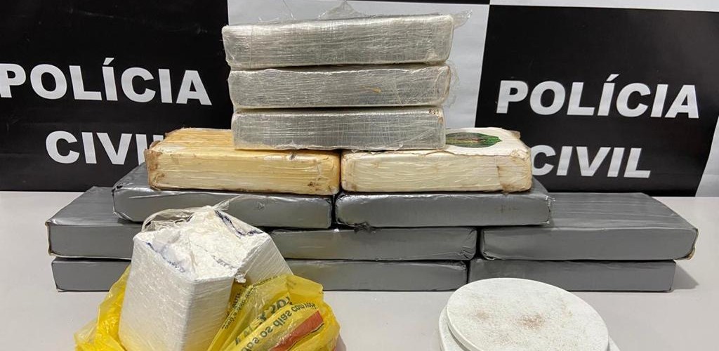 Draco prende homem com 15kg de cocaína no Cassino