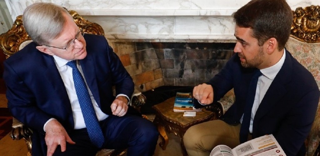 Governador recebe diplomata indicado para o cargo de embaixador do Brasil nos Estados Unidos