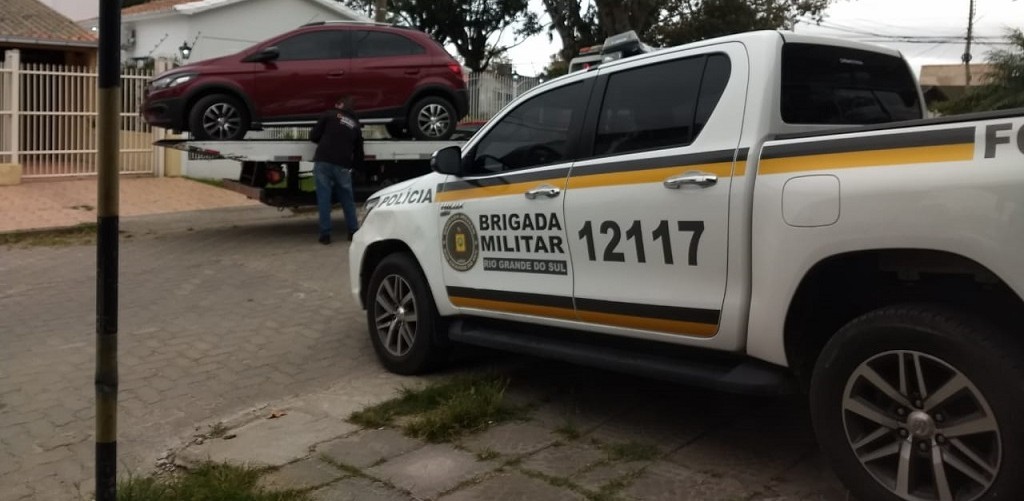 BM recupera veículo roubado no Balneário Cassino