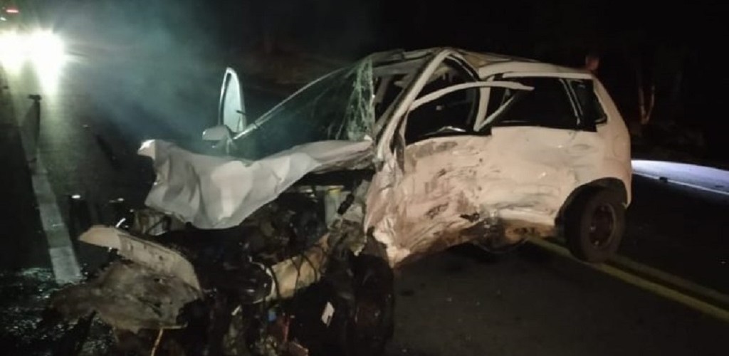 Três veículos se envolvem em acidente na BR-392 em Canguçu 