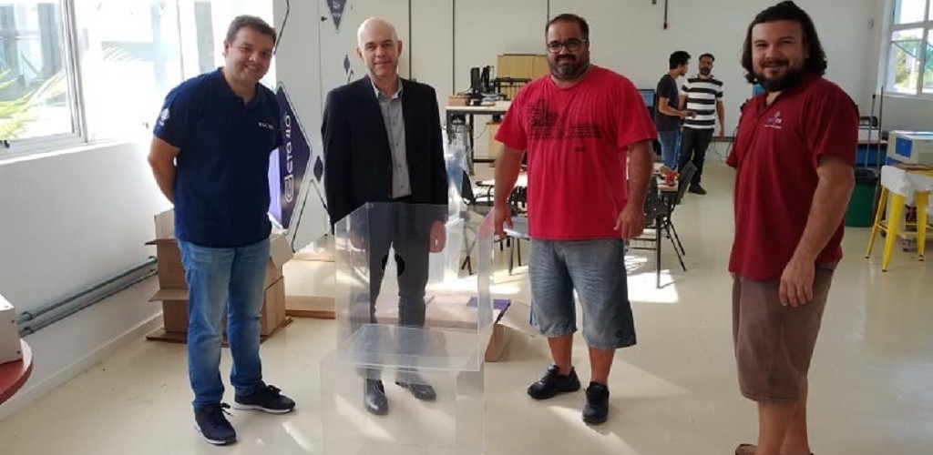 FURG desenvolve caixas de proteção para intubação de pacientes