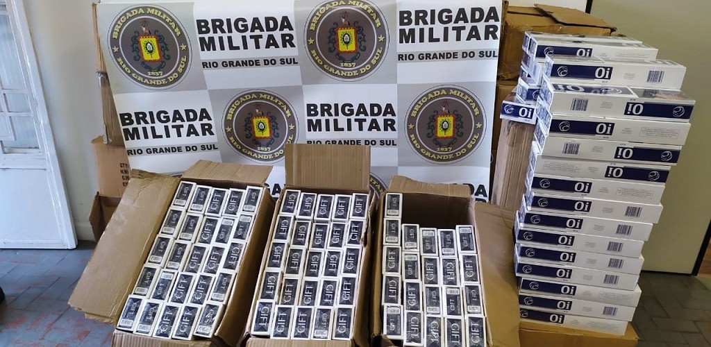 Brigada Militar prende homem por contrabando em Pelotas