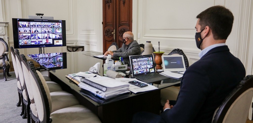 Eduardo Leite e demais governadores pedem o repasse do auxílio emergencial ainda em maio