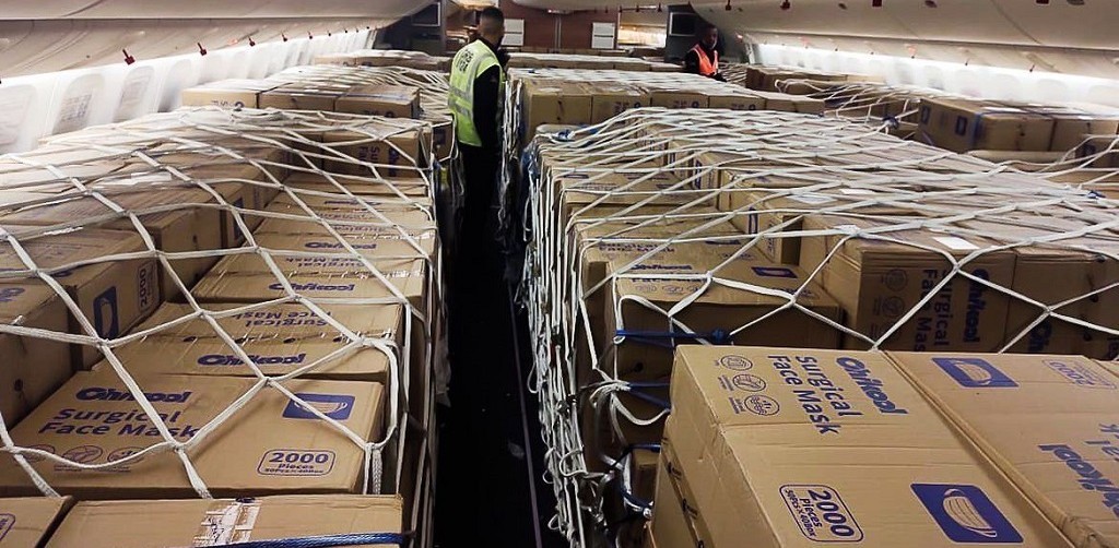 Governo Federal já transportou 135 milhões de máscaras da China