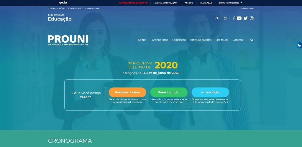 Inscrições para o Prouni começam nesta terça-feira (14)