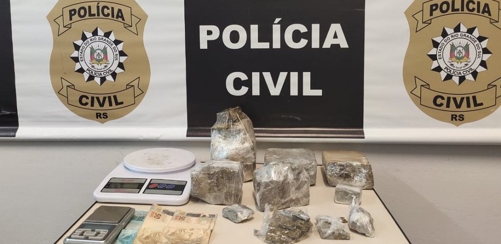 Polícia Civil prende homem por tráfico de drogas em Pelotas