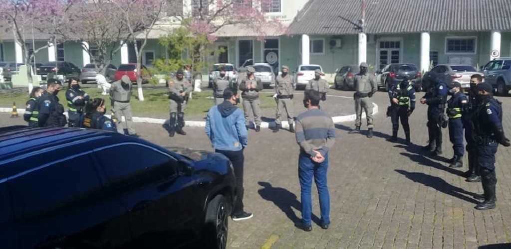 Forças de Segurança realizam ações  preventivas em Pelotas