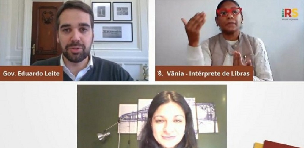 Governador Eduardo Leite faz live sobre retorno presencial das aulas