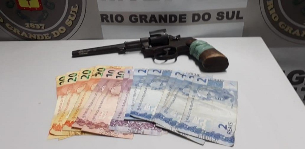 6º BPM apreende adolescente por porte ilegal de arma de fogo em RG