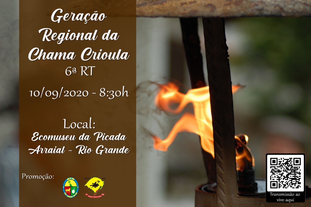 Chama Crioula será acesa nesta quinta-feira em Rio Grande