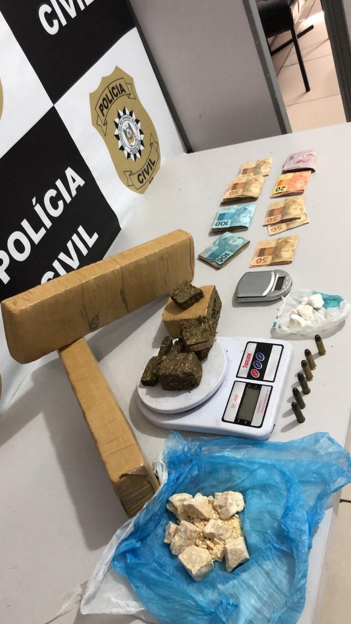 PC prende homem por tráfico de drogas na Cohab II em RG