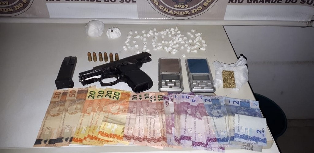 6° BPM prende dupla e apreende adolescente em Rio Grande