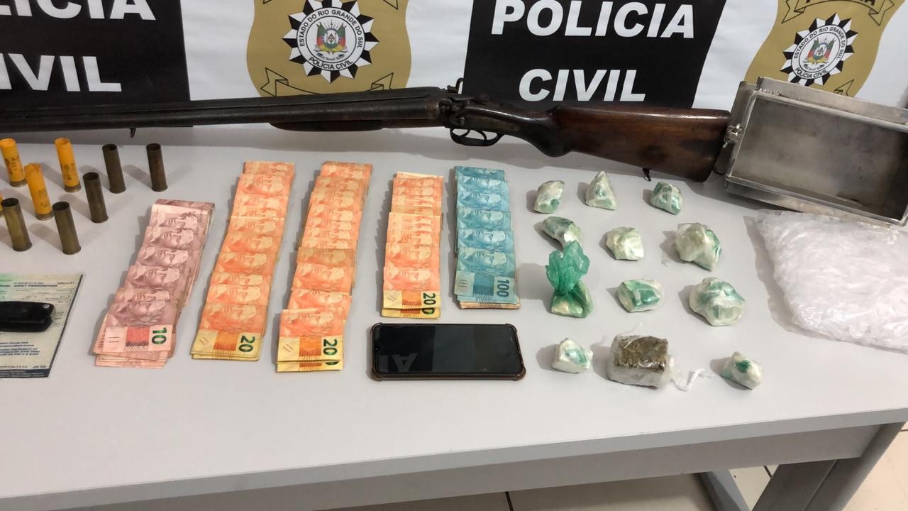 Polícia Civil prende traficante no bairro São Miguel, em Rio Grande