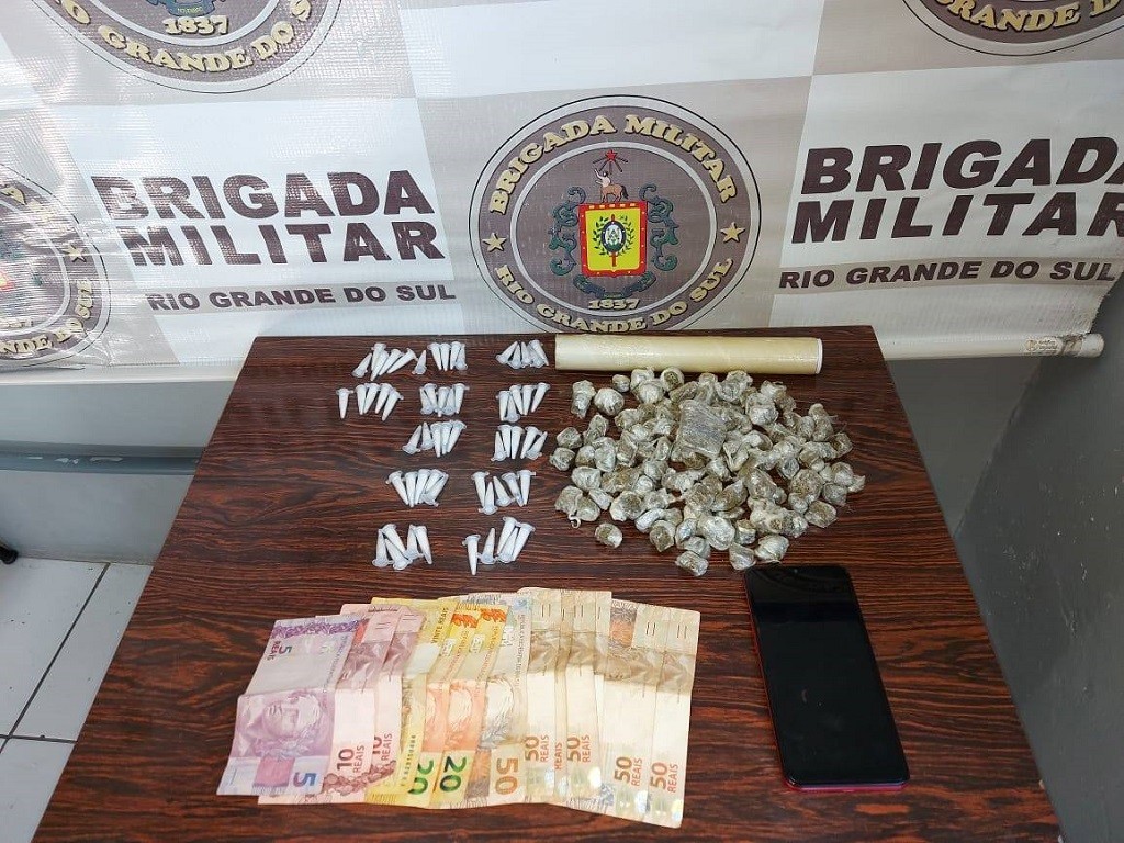 BM prende homem por tráfico de entorpecentes em Rio Grande