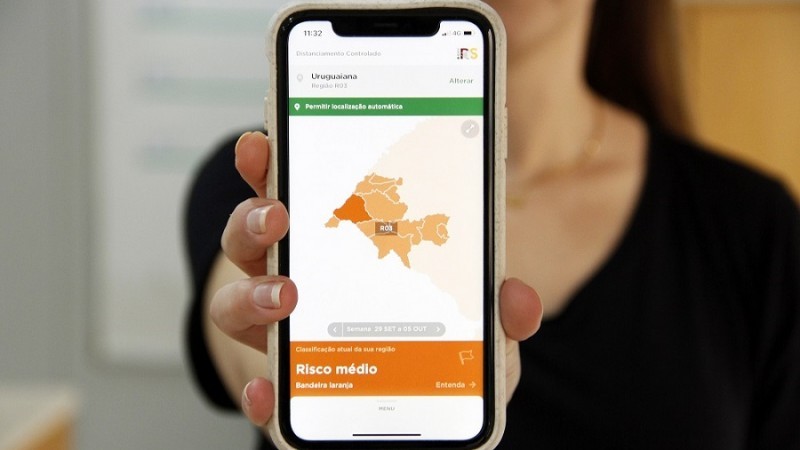 Governo do RS lança aplicativo para facilitar consulta das bandeiras do Distanciamento Controlado