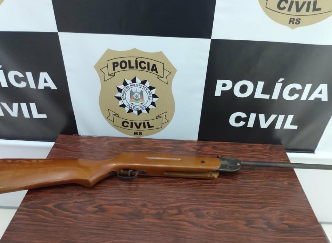 Polícia Civil apreende espingarda no bairro Querência