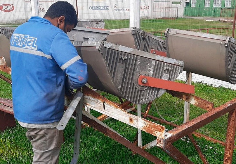 Sistema de iluminação recebe melhorias no estádio Aldo Dapuzzo