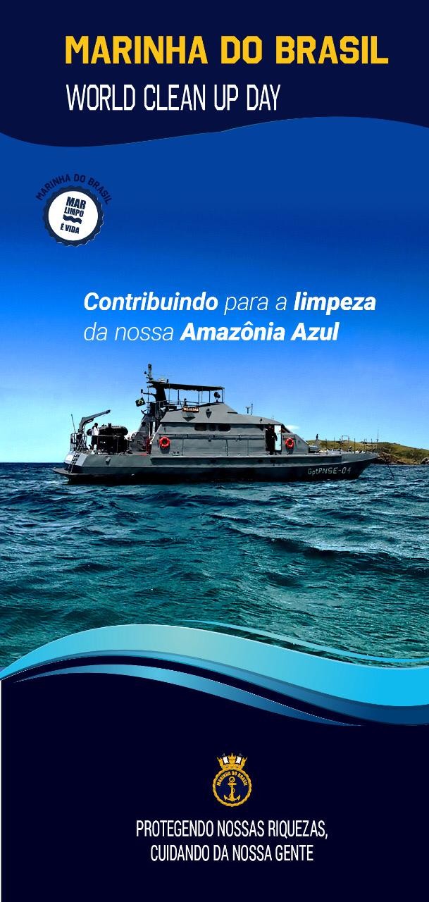 Com5ºDN realiza ações pelo World Cleanup Day 2020 - Dia Mundial da Limpeza no Rio Grande do Sul