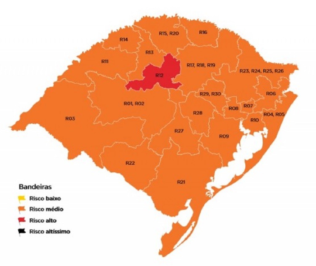 Região de Rio Grande permanece na bandeira laranja na 25ª rodada do Distanciamento Controlado