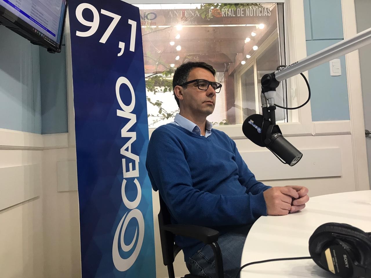 Candidato Fábio Branco (MDB) concede entrevista ao Giro Oceano