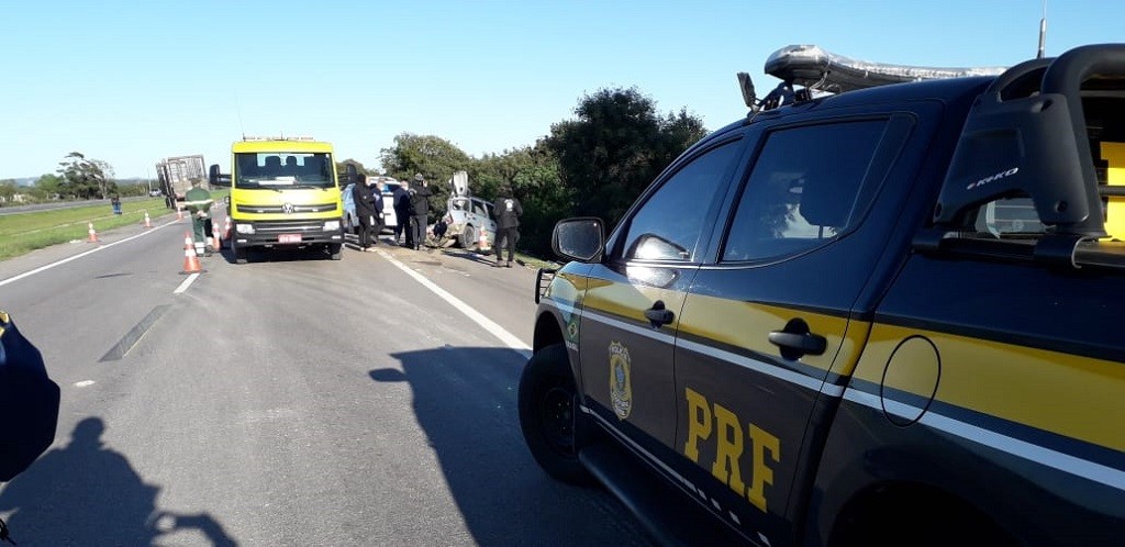 PRF atende acidente com morte em Pelotas