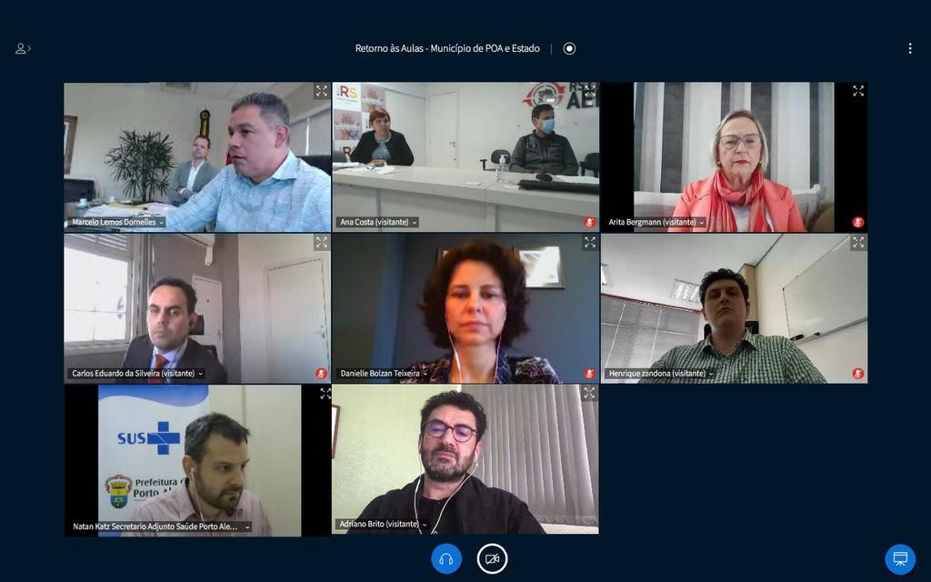 Mediar-RS promove reunião com avanços na negociação para retorno das aulas no RS