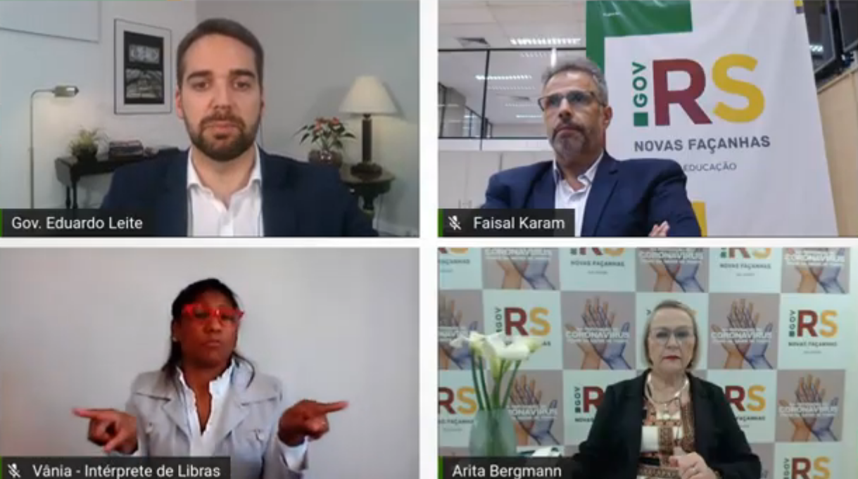 Governo do RS apresenta cronograma e protocolos para retorno às aulas da rede pública estadual