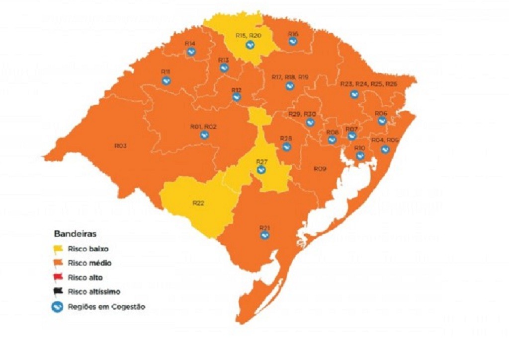 Região de Rio Grande retorna para bandeira laranja na 24ª semana do Distanciamento Controlado
