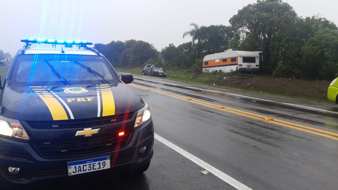 Homem de 65 anos morre em acidente de trânsito na BR-116, em São Lourenço do Sul