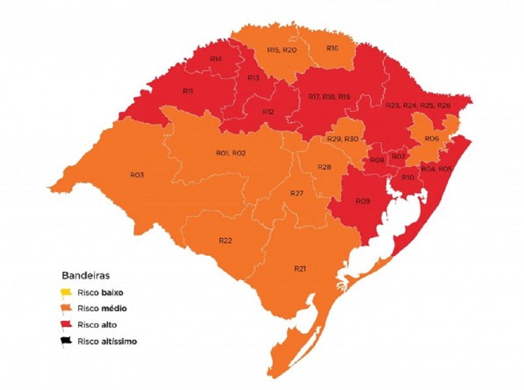 28ª rodada do Distanciamento Controlado confirma bandeira laranja para Rio Grande