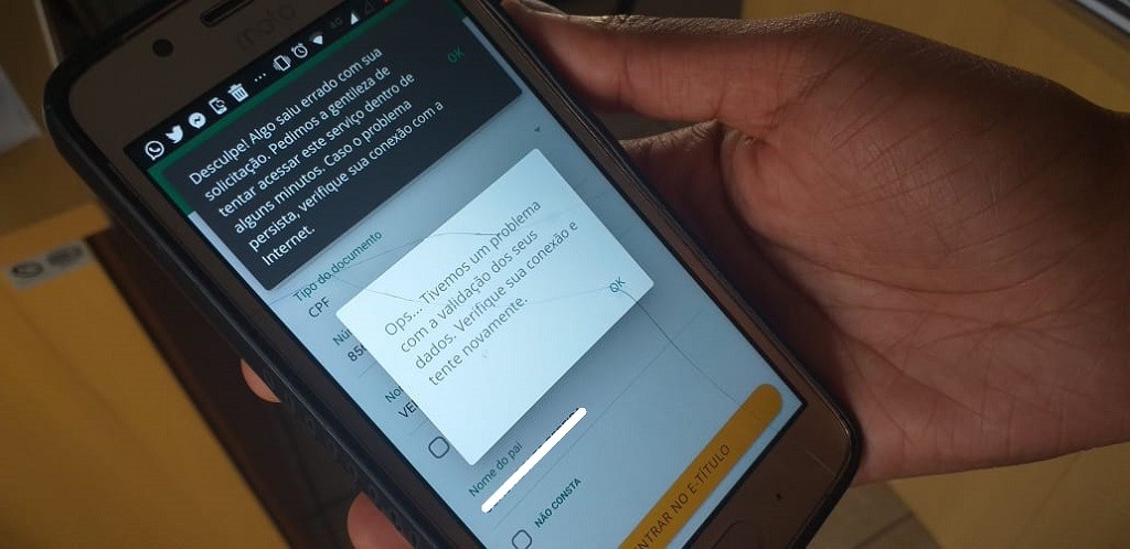 Aplicativo e-Título apresenta problemas para justificativa de votos