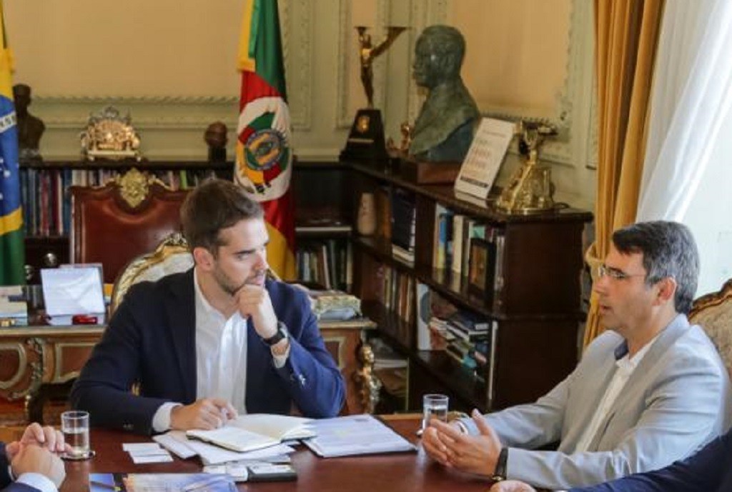 Fábio Branco tem reunião com governador para tratar da usina termelétrica de Rio Grande