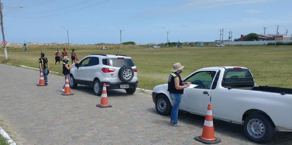 Operação de conscientização contra Covid-19 teve continuidade neste final de semana no Cassino