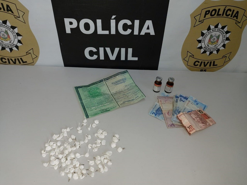 Polícia Civil prende homem por tráfico de drogas no bairro São João