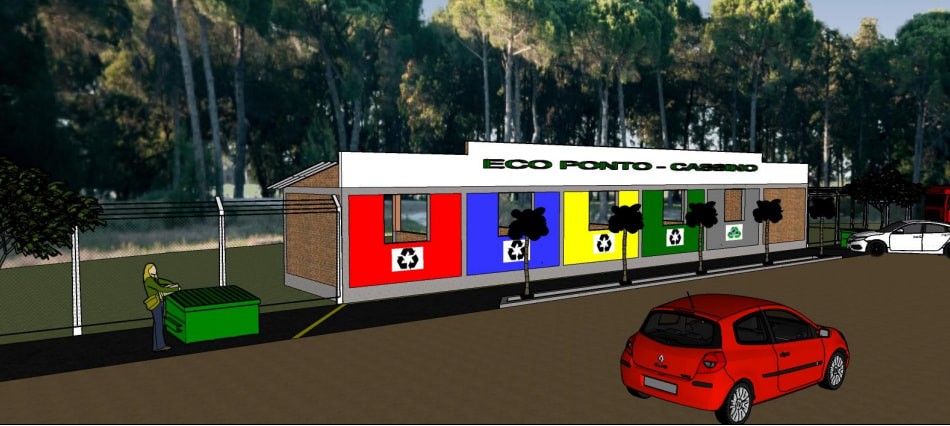 Ecoponto está sendo construído no Cassino