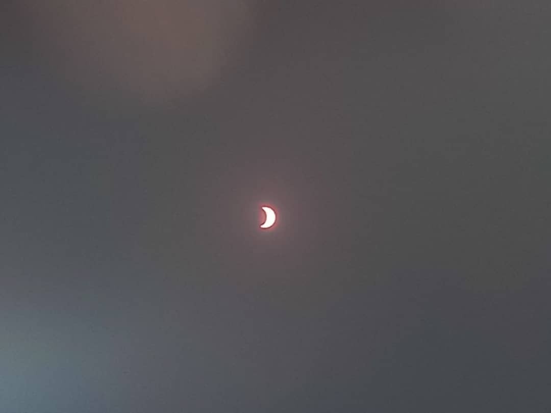 Eclipse Solar é parcialmente visível na América do Sul