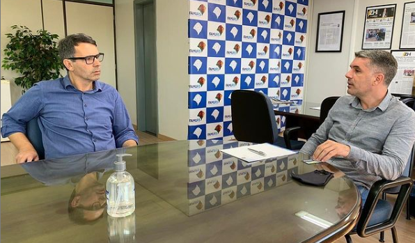  Fábio Branco e presidente da Famurs fazem reunião sobre aquisição da CoronaVac