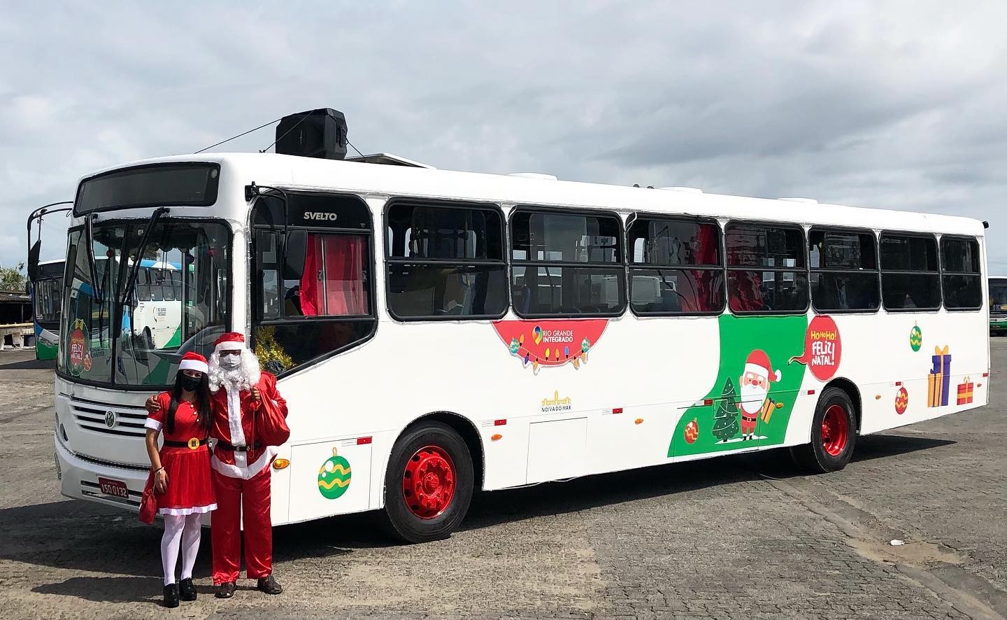 Ônibus de Natal da Noiva do Mar começou a funcionar nesta semana