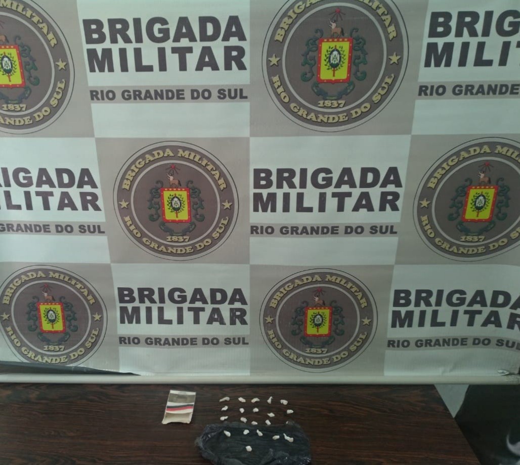Brigada Militar prende homem pela 5ª vez neste ano por tráfico de drogas